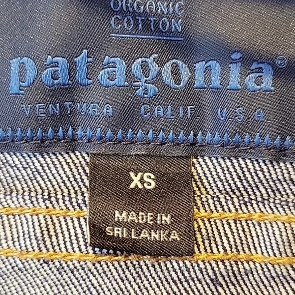 SOLD
Patagonia Iron Clad Women’s Dark Blue Denim Jean Jacket Size xs technical - Picture 2 of 4